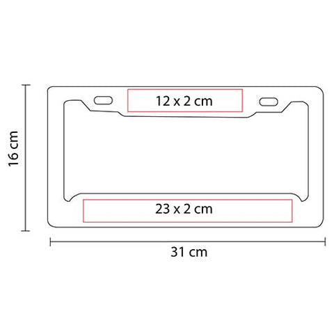 PORTA PLACA PRO 024
