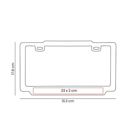 PORTA PLACA VAREK PRO 025