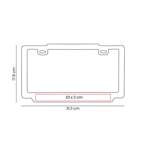 PORTA PLACA VAREK PRO 025