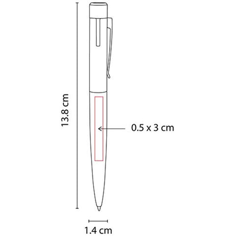 BOLÍGRAFO USB 8 GB ELZ SH 1920