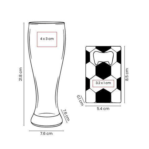 SET DE VASO Y DESTAPADOR SOCCER SOC 430