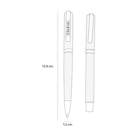 SET DE BOLIGRAFOS BEVERA ST-033