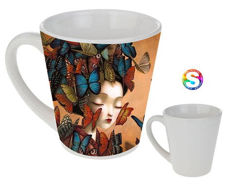 TAZA CONICA DE SUBLIMACIÓN 11 OZ DAISY SUB111
