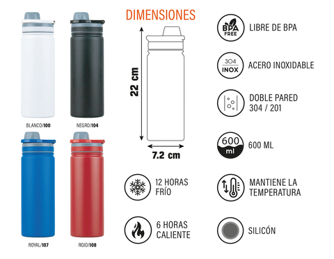 TERMO CALIFORNIA 600ML T000100