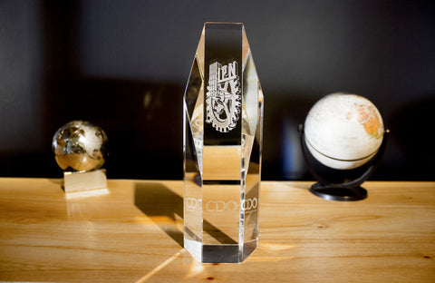 TROFEO DE CRISTAL DIAGONAL T531