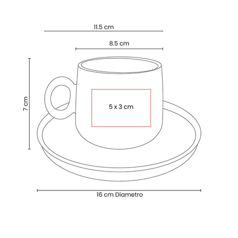 SET DE TAZA ZAPHIR TAZ 076