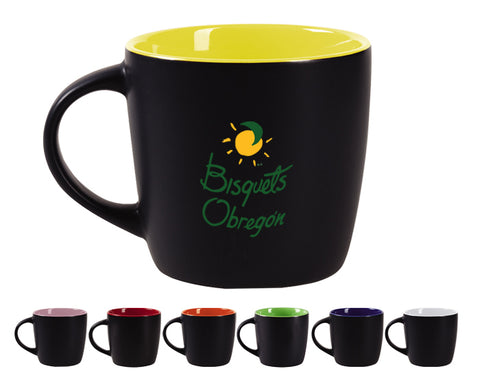 TAZA BICOLOR MATE 11 OZ LUCIANA TL099