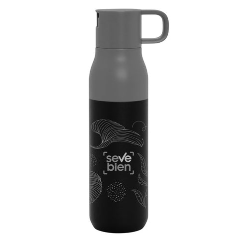 BOTELLA TÉRMICA CON DOS TAPAS ROLLING TOP T813