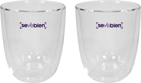 SET DE VASOS DE VIDRIO DOUBLE T549