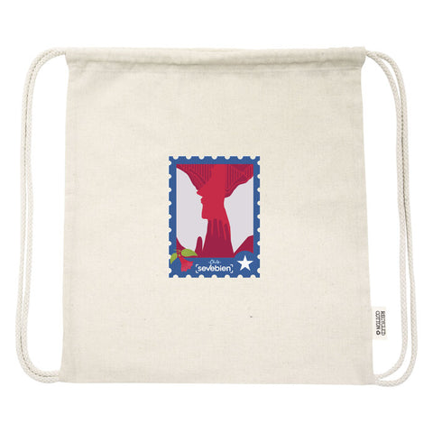 BOLSA MOCHILA DE ALGODÓN CHILL C588