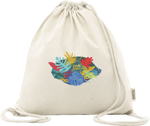 BOLSA MOCHILA DE ALGODÓN CHILL C588