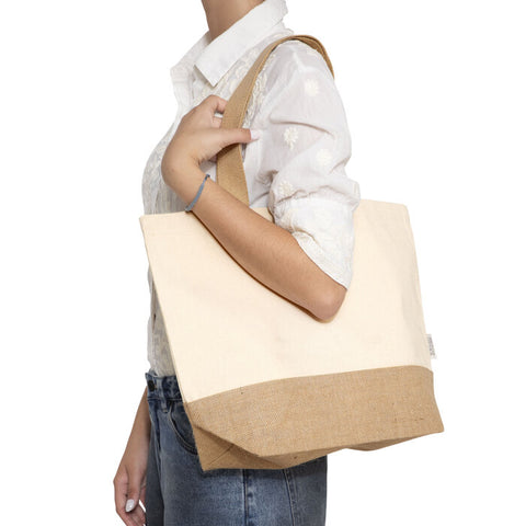 BOLSA DE ALGODÓN Y YUTE YONA C590