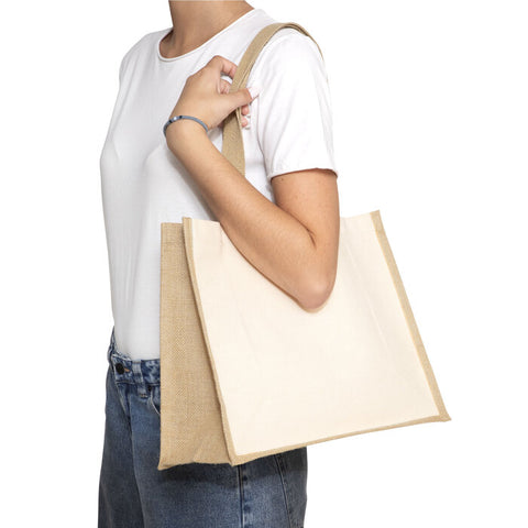 BOLSA DE ALGODÓN Y YUTE YARI C592