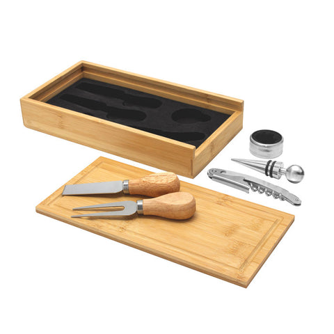 SET DE VINO Y TABLA PARA QUESOS WINCHESTER T708