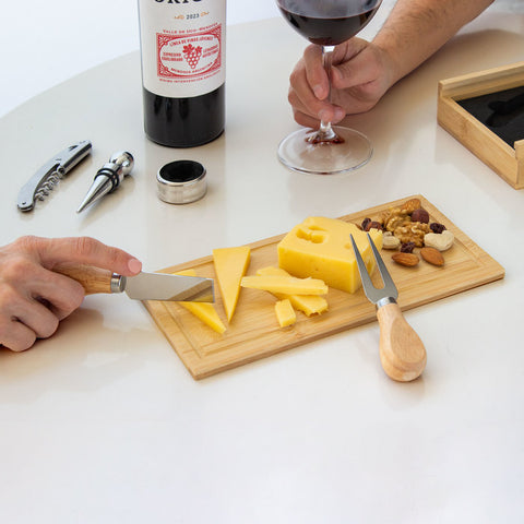 SET DE VINO Y TABLA PARA QUESOS WINCHESTER T708