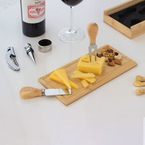 SET DE VINO Y TABLA PARA QUESOS WINCHESTER T708