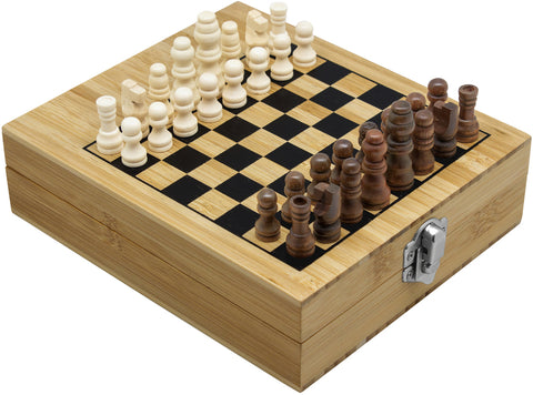 SET DE VINO CON JUEGO DE AJEDREZ CHESSY T667