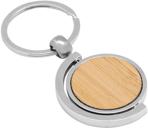 LLAVERO DE BAMBÚ SPIN T648