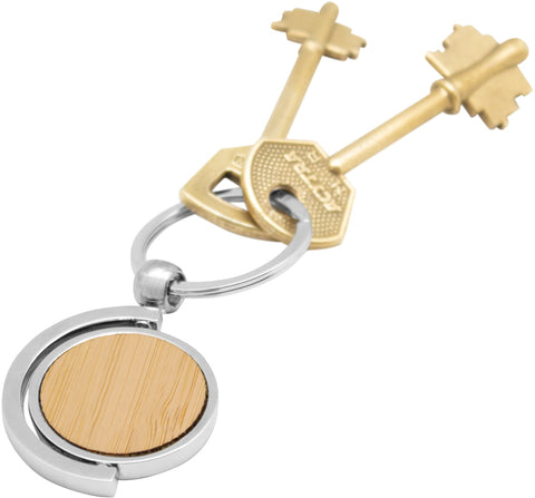 LLAVERO DE BAMBÚ SPIN T648