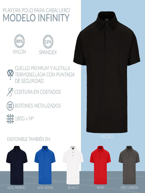 PLAYERA POLO INFINITY CAB P000500