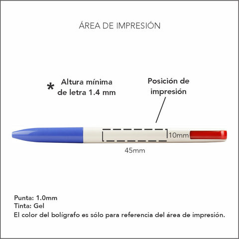 BOLÍGRAFO DUET SOLIDA TINTA ROJA/AZUL DUE-SRA