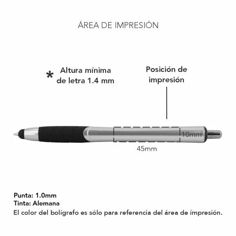 BOLÍGRAFO ESFERA TOUCH ESF-SOL