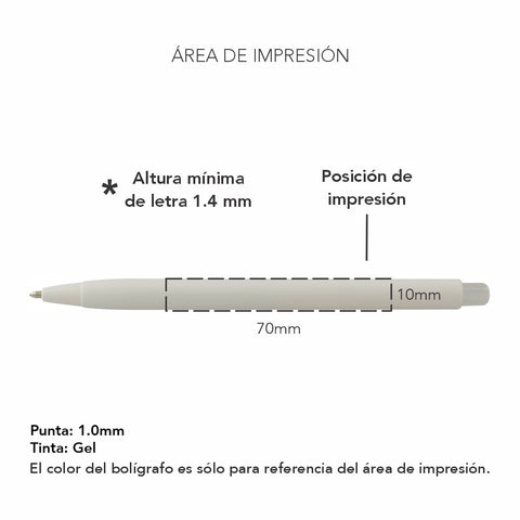 BOLÍGRAFO KOI BIO SÓLIDA TINTA AZUL KBI-SOA