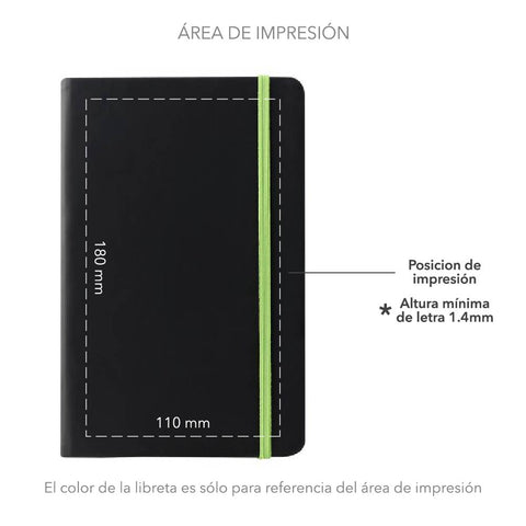 LIBRETA BORDER BLACK LIB-BOB