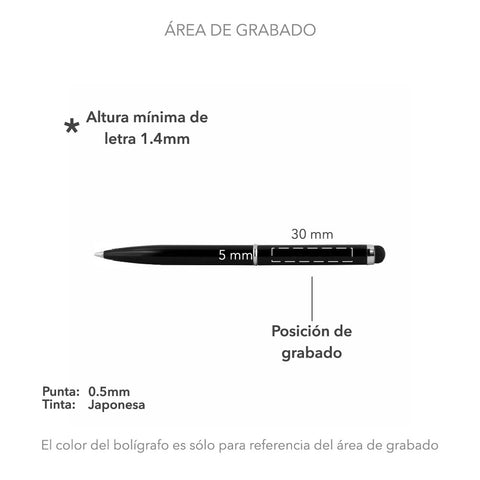 BOLIGRAFO MINI TOUCH MTO-MET