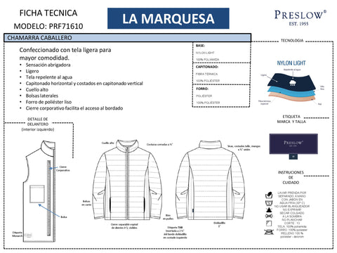 CHAMARRA CABALLERO LA MARQUESA PRF71610