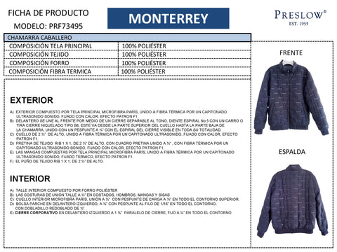 CHAMARRA CABALLERO MONTERREY PRF73495
