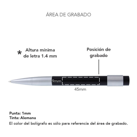 BOLÍGRAFO SPINNER SPN-MET