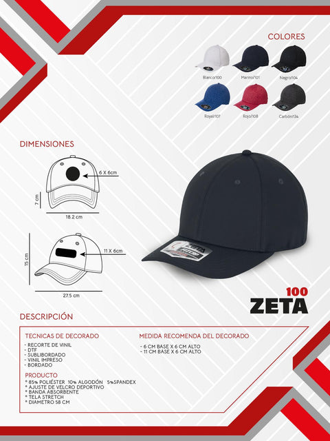 GORRA PREMIUM ZETA FC00100