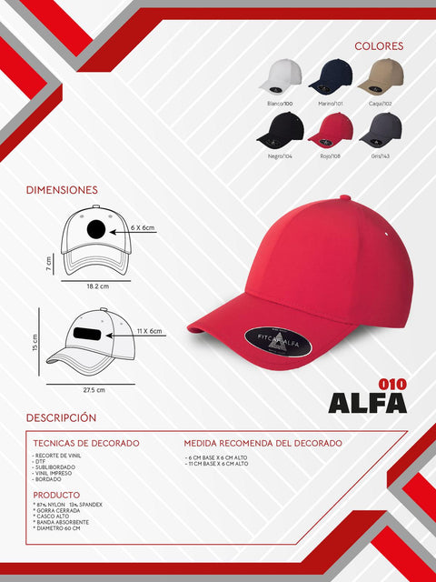 GORRA PREMIUM ALFA FC00010