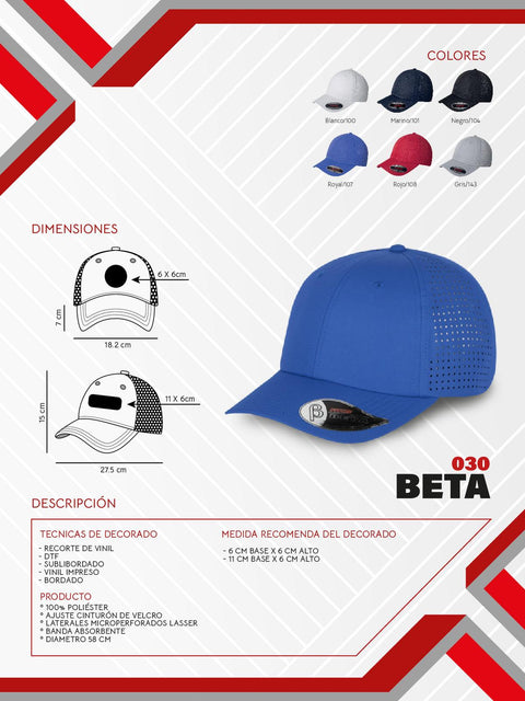 GORRA PREMIUM BETA FC00030