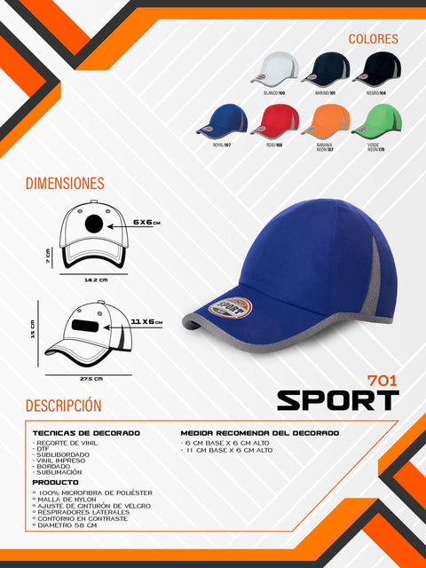 GORRA SPORT D000701