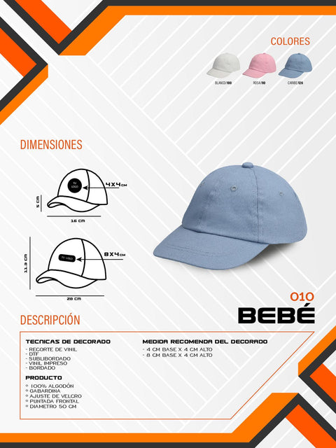 GORRA BEBÉ D000010