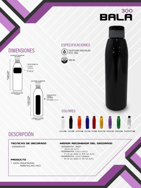 CILINDRO BALA 1L T000300