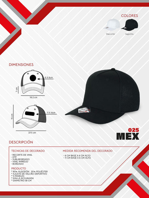 GORRA PREMIUM MEX FC00025