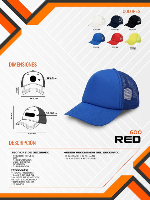 GORRA RED D000600