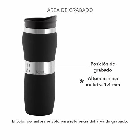 VASO TERMICO BLACK VAS-BLA